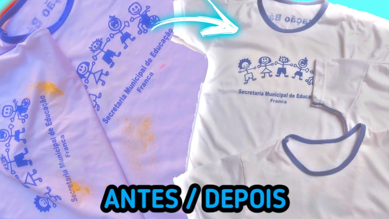 APRENDA COMO TIRAR MANCHA DE ROUPA BRANCA E COLORIDA !!! CHEGA DE ...