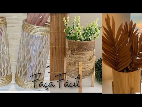 Decoração reaproveitando materiais que iriam para o lixo