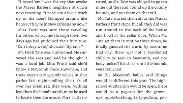 To Kill a Mockingbird - Chapter 27