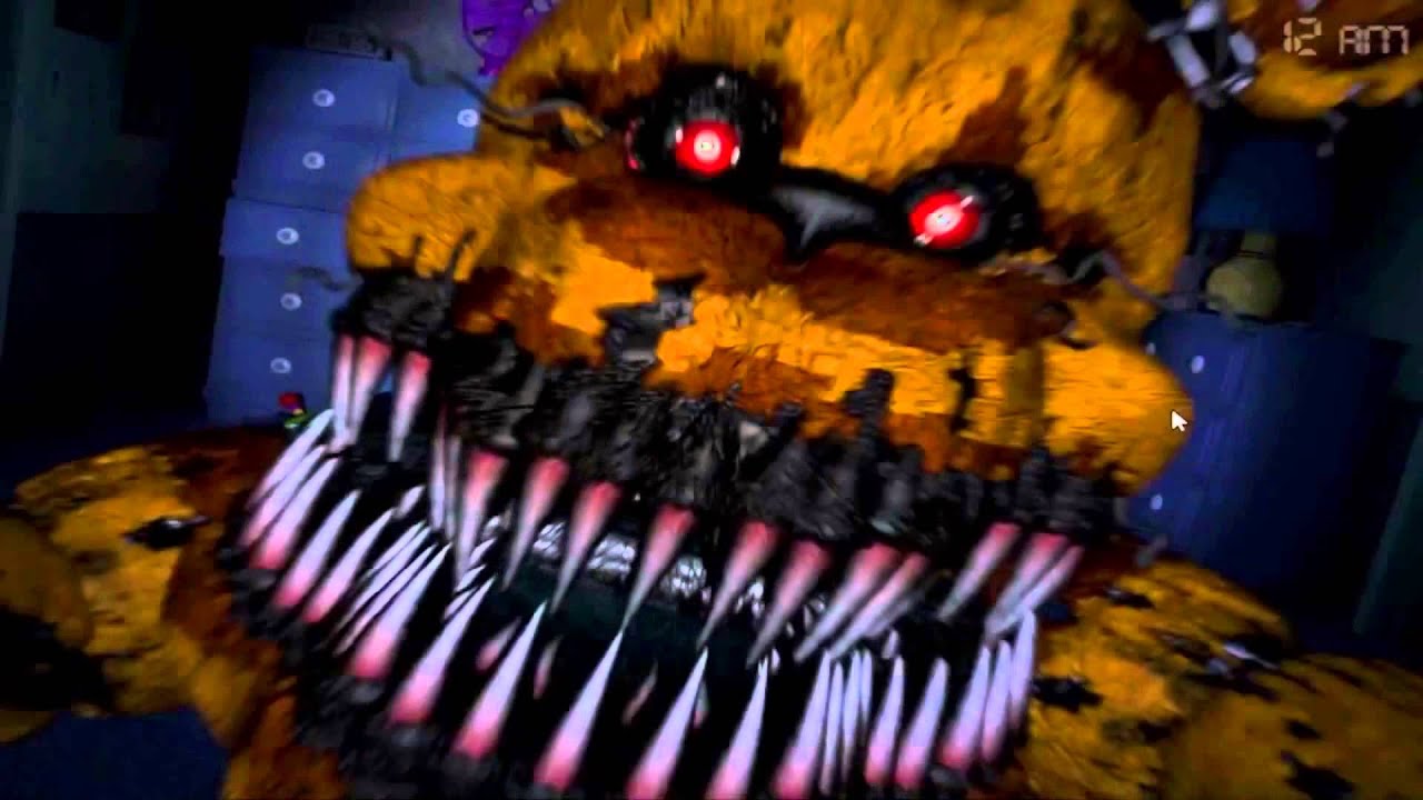 GOLDEN FREDDY JUMPSCARE! - FNaF 4 - YouTube