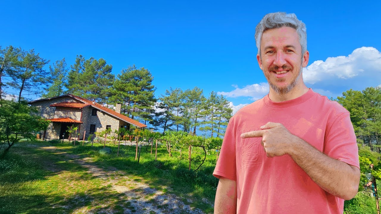 Я ПОСЕТИЛ СУПЕРФЕРМУ С КАМЕННЫМИ ДОМАМИ, земля которой была куплена 40 лет назад! (Фетхие)