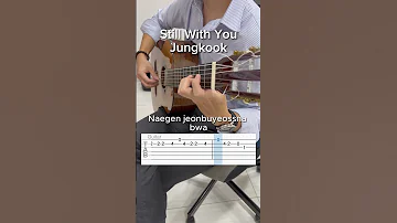 Part 1 Still With You By Jungkook Guitartutorial Guitarcover Beginner Guitartabs 