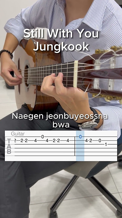 Part 1 - Still With You by Jungkook #guitartutorial #guitarcover #beginner #guitartabs