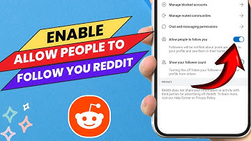 How To Enable Allow People To Follow You On Reddit App - Easy Guide