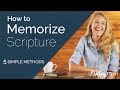 How to MEMORIZE Scripture - 5 Simple Tools [Bible Study Tips]