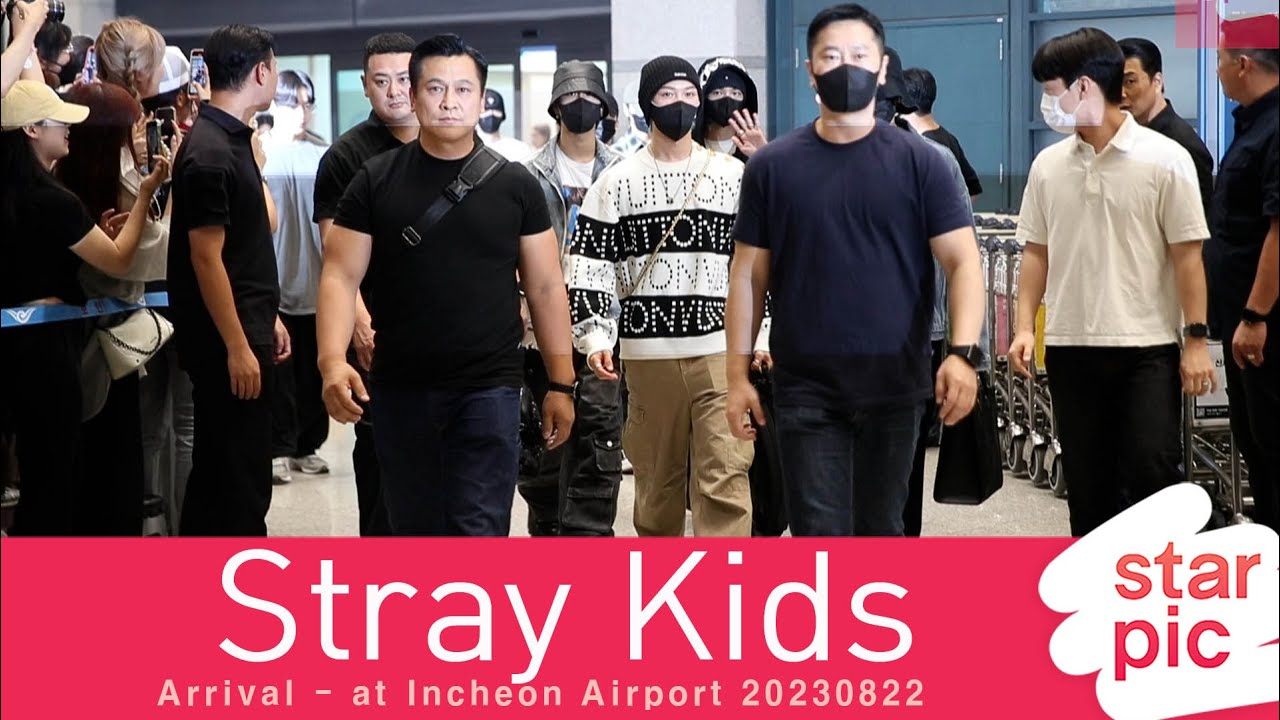 스트레이 키즈 '특별히 멋진 스키즈!' [STARPIC] / Stray Kids Arrival - at Incheon Airport 20230822