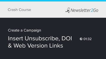 Insert Unsubscribe, Confirmation, and Webversion Links - Newsletter Tutorial 14f