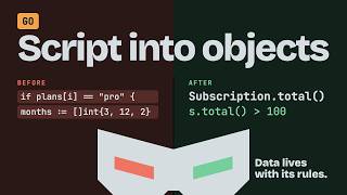 Details OOP in Go: Object-Oriented Programming, Turn a Script into Objects Update