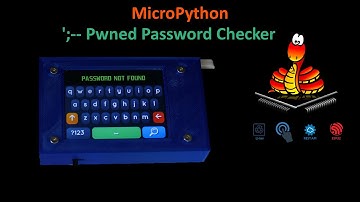 MicroPython ESP32 Pwned Password Checker