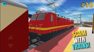 I SCAMMED WITH ALL THE TRAINS IN THIS GAME || INDIAN TRAIN CROSSING 3D || PART- 1 screenshot 4