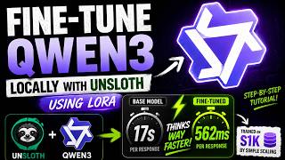 How to Fine-Tune Qwen3 Locally with Unsloth Using LoRA — Step-by-Step Tutorial