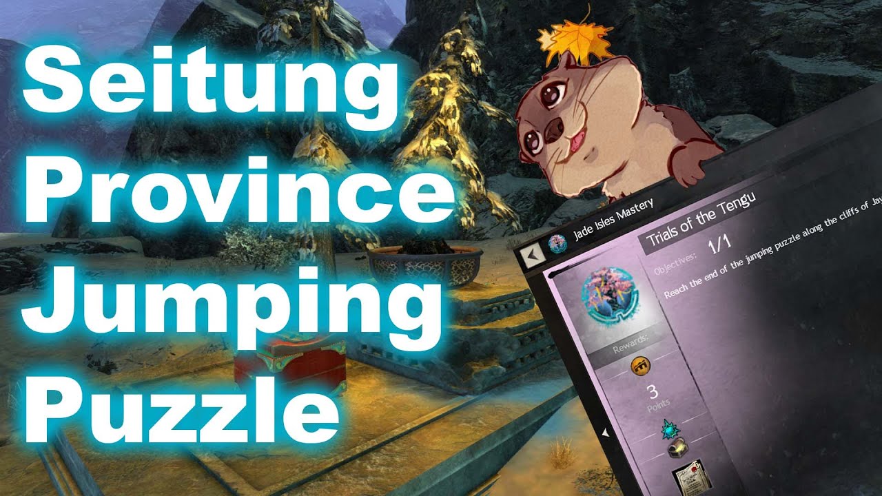 Guild Wars 2  -Jumping puzzle-  Trials of the Tengu Seitung Province Jade Isles Mastery,