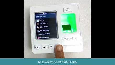 SF100 How to create Access group