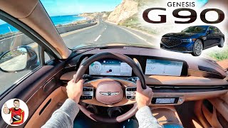 The 2023 Genesis G90 eSupercharged is Knocking on the SClass’ Door (POV Drive Review)