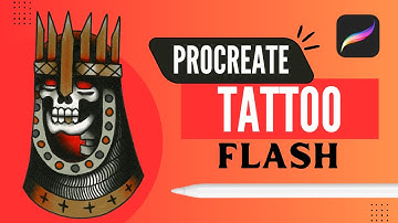 Traditional Tattoo Art | Drawing the Skull King in Procreate​