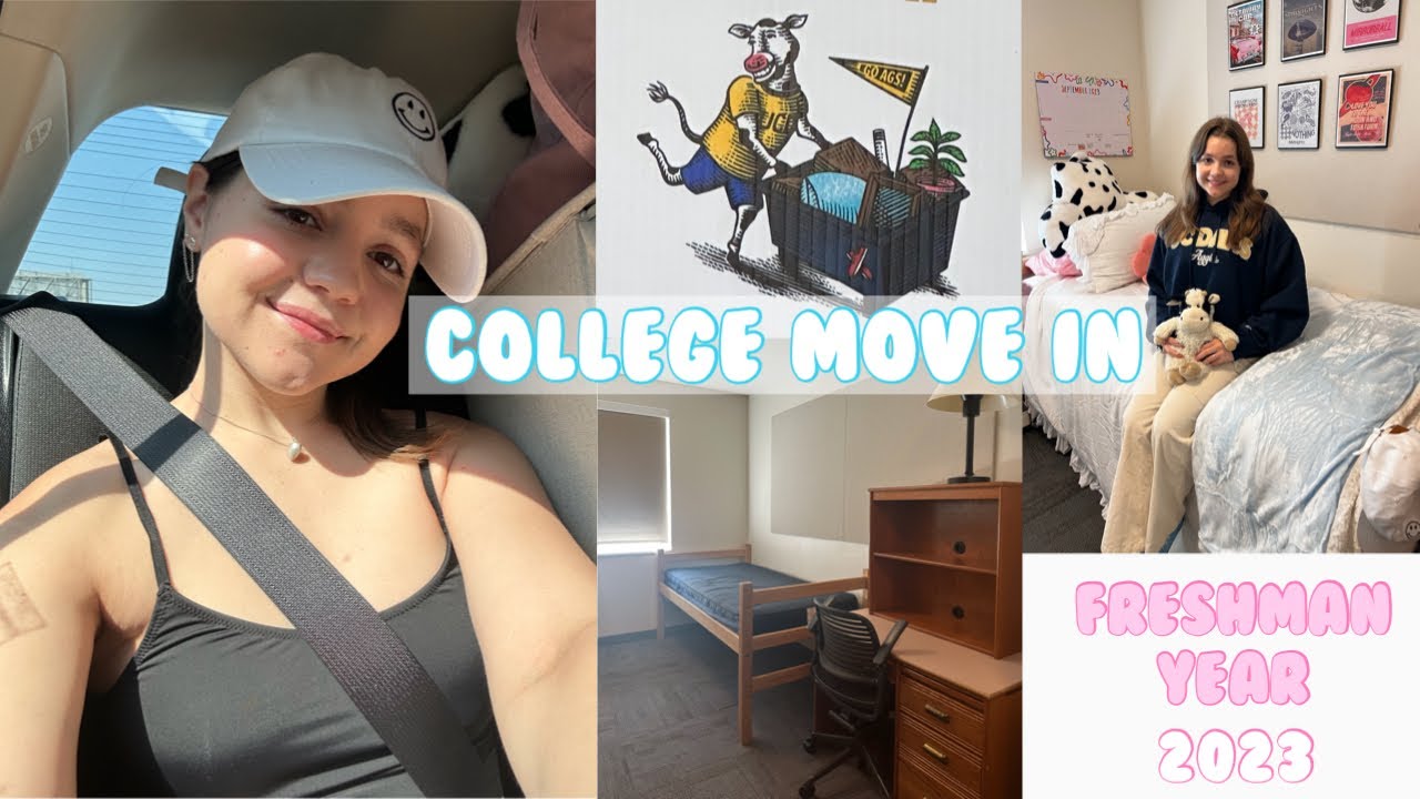 freshman year college movein vlog uc Davis YouTube