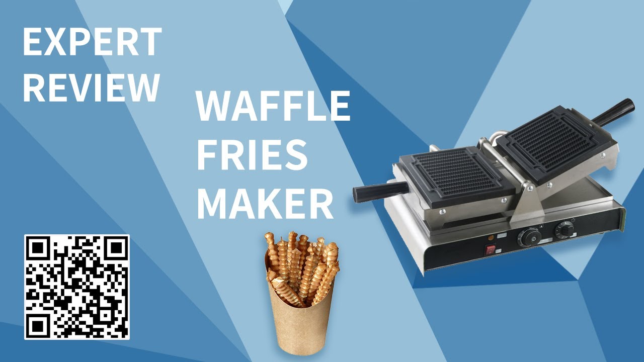 Waffle Fries Maker from Goodloog Kitchen Equipment Factory YouTube