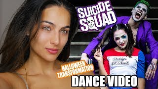 MY HALLOWEEN TRANSFORMATION | Dancing w/ Harley Quinn x Joker 🃏