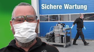 Sichere Wartung Ihres Teilewaschtisches | Hygienemaßnahmen | Bio-Circle Geräteservice