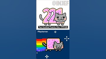 INJEF Number Lore 221~222(Nyan Cat, Squid Game) #nyancat #squidgame
