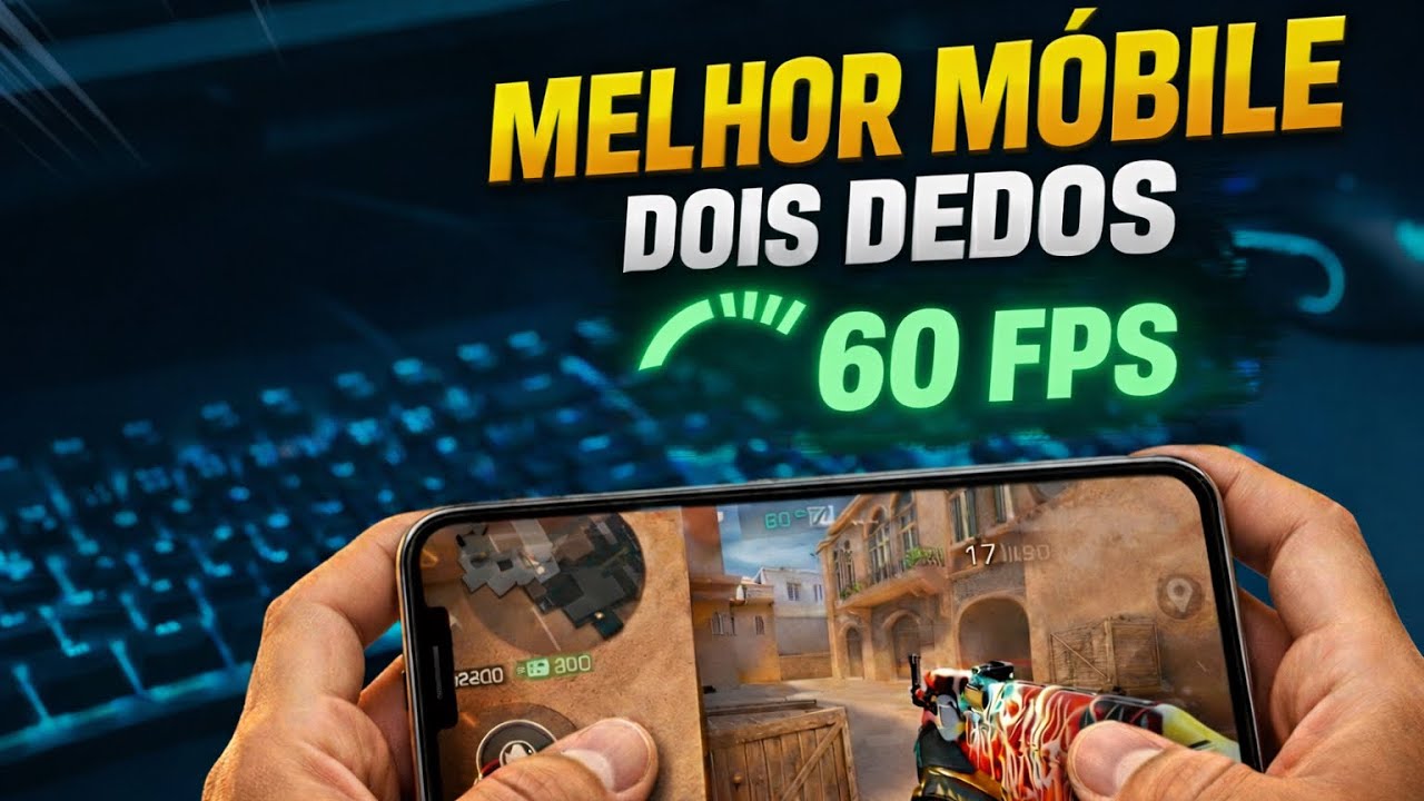 MELHOR MÓBILE DOIS DEDOS 60fps🤖🤖