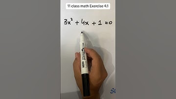 11 Class Math Chapter 04 Exercise 4.1 Question 01 #11th_class_mathematics #quadraticequation