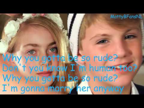 Magic!Rude MattyBRaps Cover LyricsYouTube