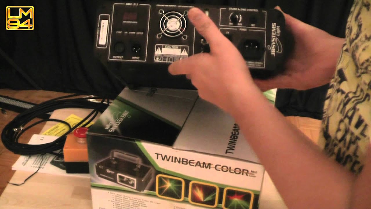 Twinbeam color laser