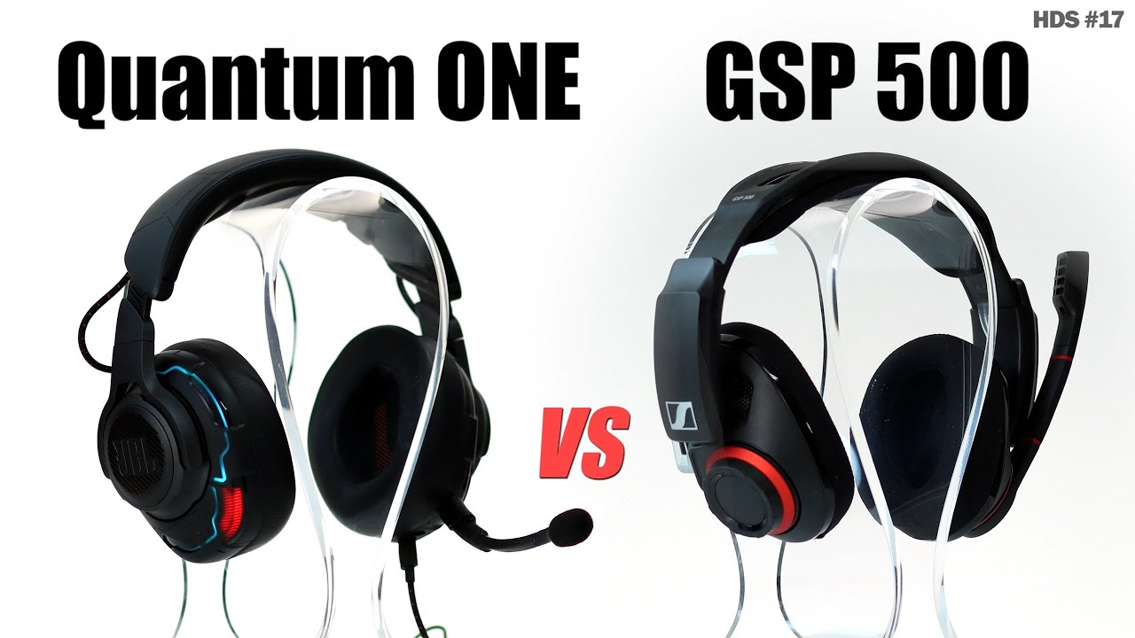 $250 - JBL Quantum ONE vs $192 - Sennheiser GSP 500 / Sound Comparison -  YouTube