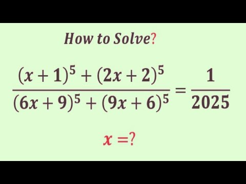A Nice Mathematics algebra problem | Olympiad Question | Exponential ...