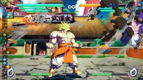 Broly Meterless Hit Confirm into Lariat with Cooler Assist