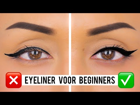 EYELINER VOOR BEGINNERS TIPS Makkelijk en snel eyeliner aanbrengen! ShelingBeauty