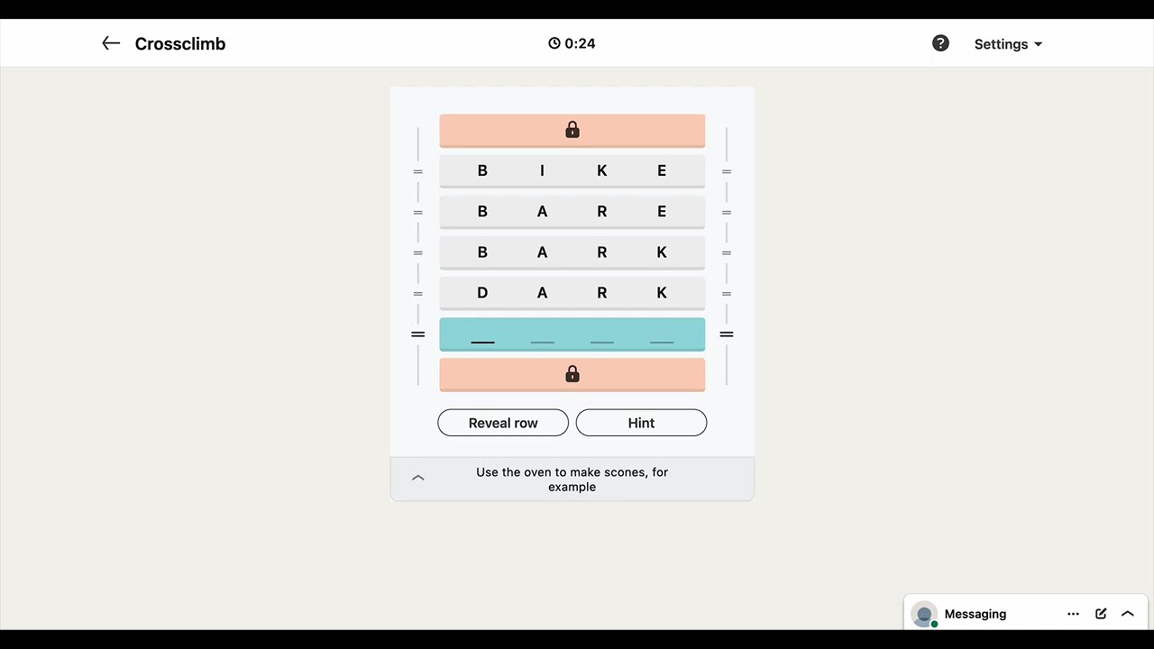 LinkedIn Games - Crossclimb #314