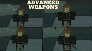 Showcase of all advanced weapons | Deepwoken