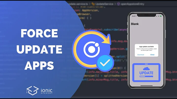 How to Force Update Ionic Apps