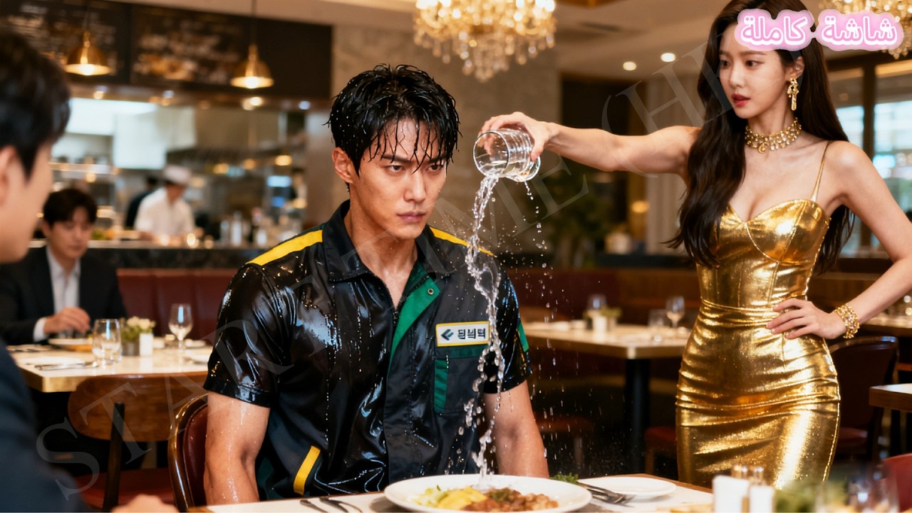 ساعي الطرود أُذِل بالماء من فتاة علنًا، لكنه ابن ملياردير فجاء والده لدعمه والفتاة ندمت وضربت نفسها