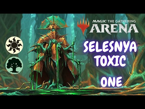 Видео: ONE / Колода Селезния токсик / Selesnya toxic deck. MTG arena / мета 2023