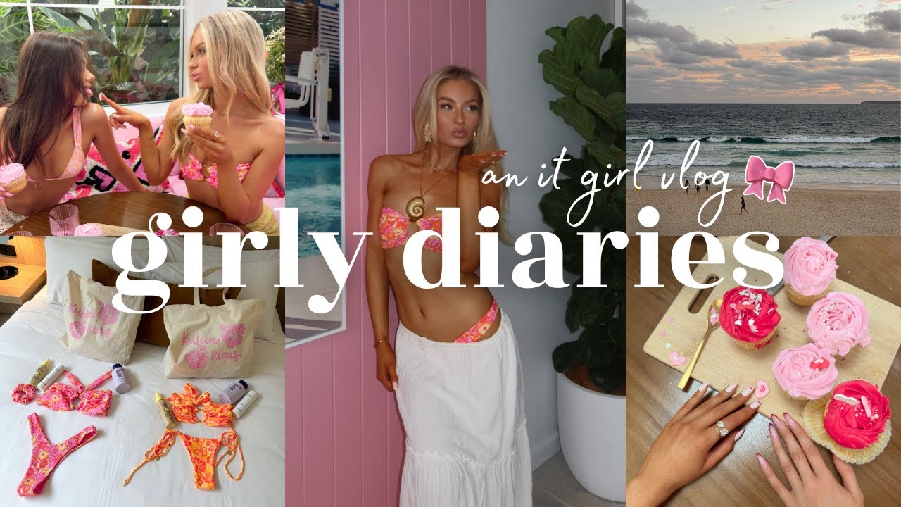 IT GIRL VLOG ♡ kulani kini's photoshoot, galentine's, beach party, hotel diaries