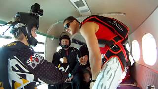Michael Schumacher and me jumpin' out of planes