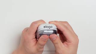 elago | Galaxy Buds4 Series Clear Hang Case Installation Guide EN