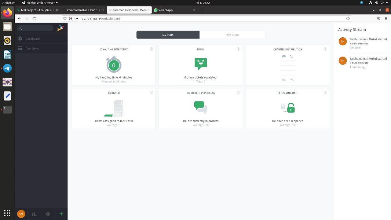 I Will Install & Configure Zammad Ticketing System on Linux - YouTube