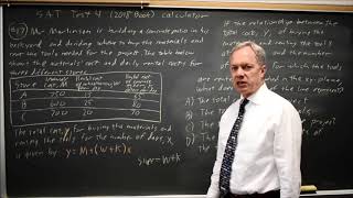 SAT Test 4: Patio tools slope - question #4-17