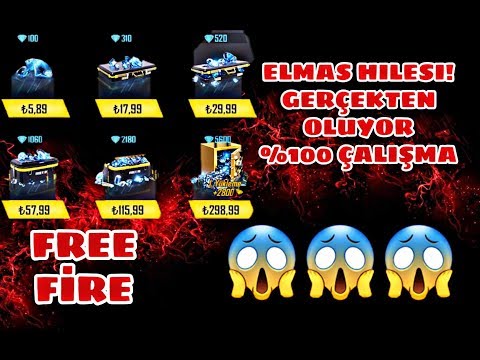 FREE FİRE ELMAS HILESI 2019  GERÇEKTENDE OLUYOR!