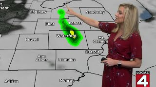 Sunnier, drier stretch moves into Metro Detroit after more rain Wednesday: What to expect
