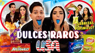 PROBANDO DULCES RAROS DE USA   Jukilop | Juan de Dios Pantoja