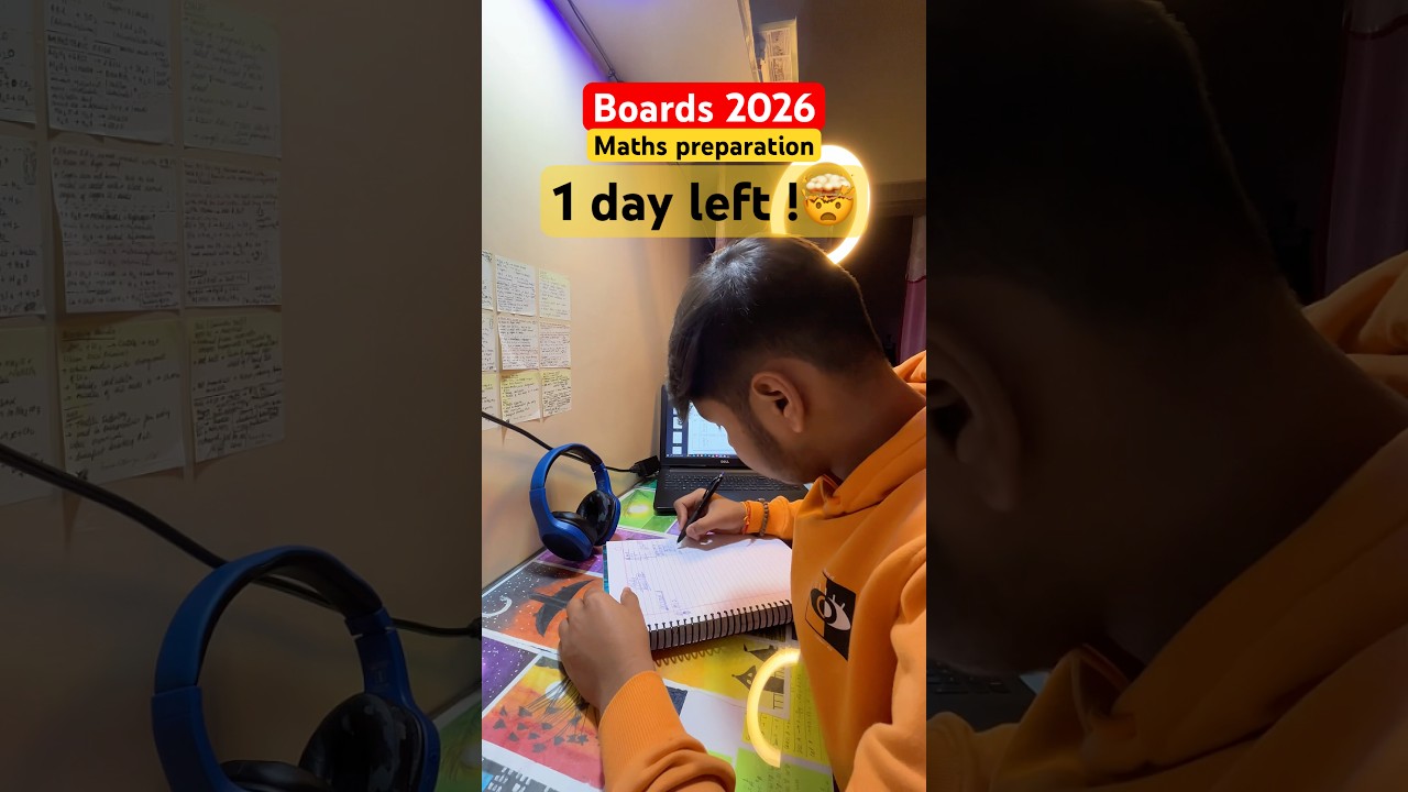 Boards 2026 | Maths Prep 😱 |