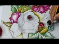 Roberto Ferreira - Novo Projeto - Vamos Aprender a Pintar Rosas Italianas e Folhas em Tecido - P2