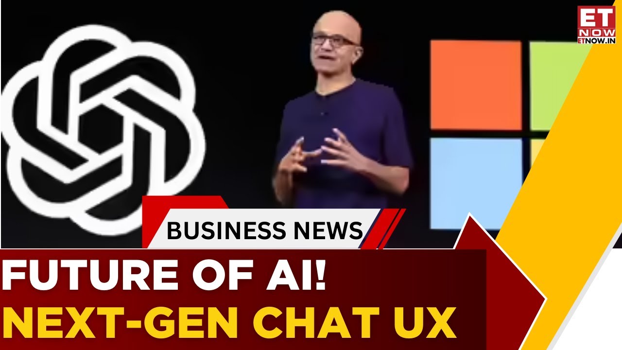 AI’s New Frontier: Chat Interfaces & Agent Ecosystems | Satya Nadella | Business News | ET Now