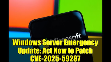 Windows Server Emergency Update: Act Now to Patch CVE-2025-59287