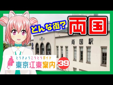 【どんな街？】東京江東案内 第39回 両国編【まゆつな空高 東京城東エリア紹介VTuber】